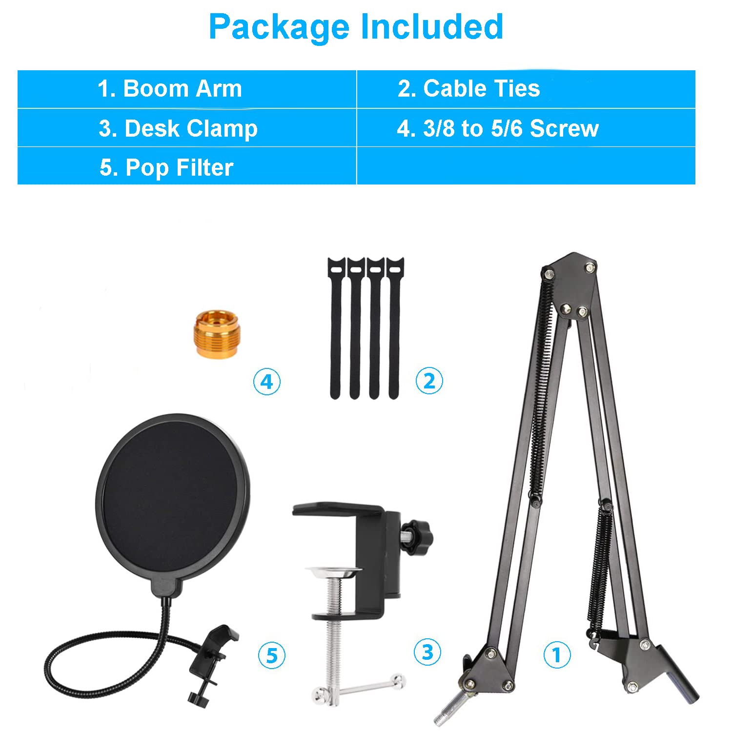 Amazon | YUZUHOME HyperX Quadcast S Mic Boom Arm対応 Hyperx